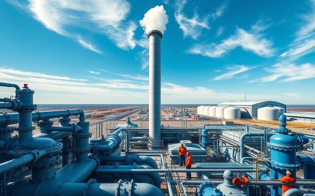 carbon capture efficiency in blue gas production